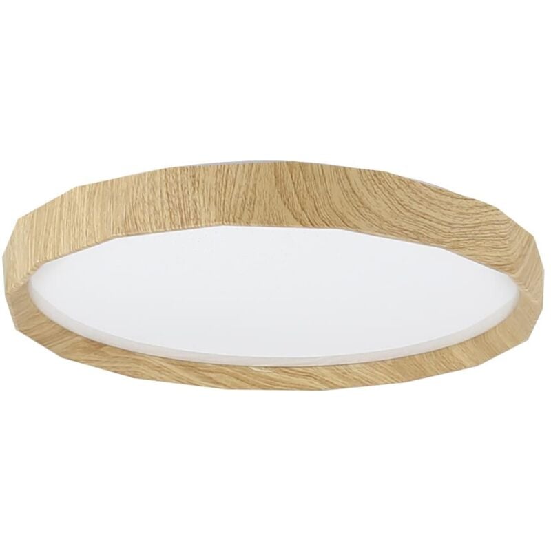 foto del prodotto plafoniera led per soggiorno lampada da soggiorno effetto legno 40cm illuminazione da soffitto per camera da letto 43w lampada da camera