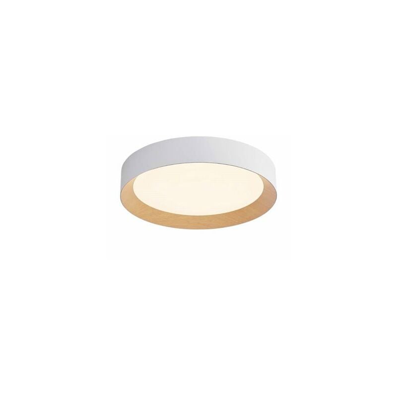 foto del prodotto plafoniera led peranka 42w 4000k bianco effetto legno