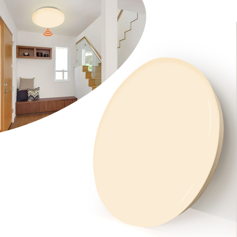 foto del prodotto plafoniera led plafoniera moderna a induzione per soggiorno, camera da letto, bagno, 12w, bianco. swanew