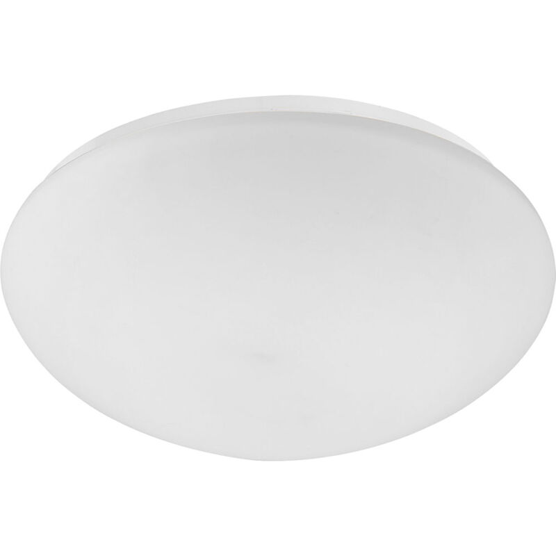 foto del prodotto plafoniera led plafoniera vetro metallo bianco 24,5 cm soggiorno camera da letto