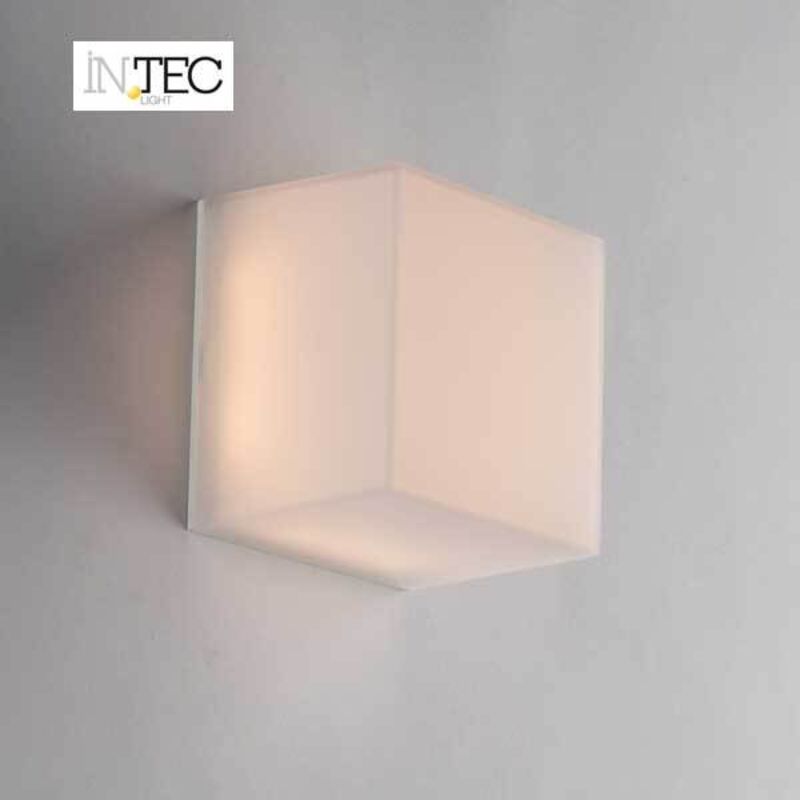 foto del prodotto plafoniera led quadra togo bianca 5w