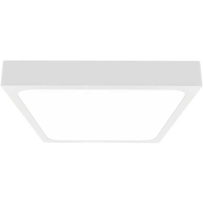foto del prodotto plafoniera led quadrata 18w colore bianco 6500k ip44 v tac