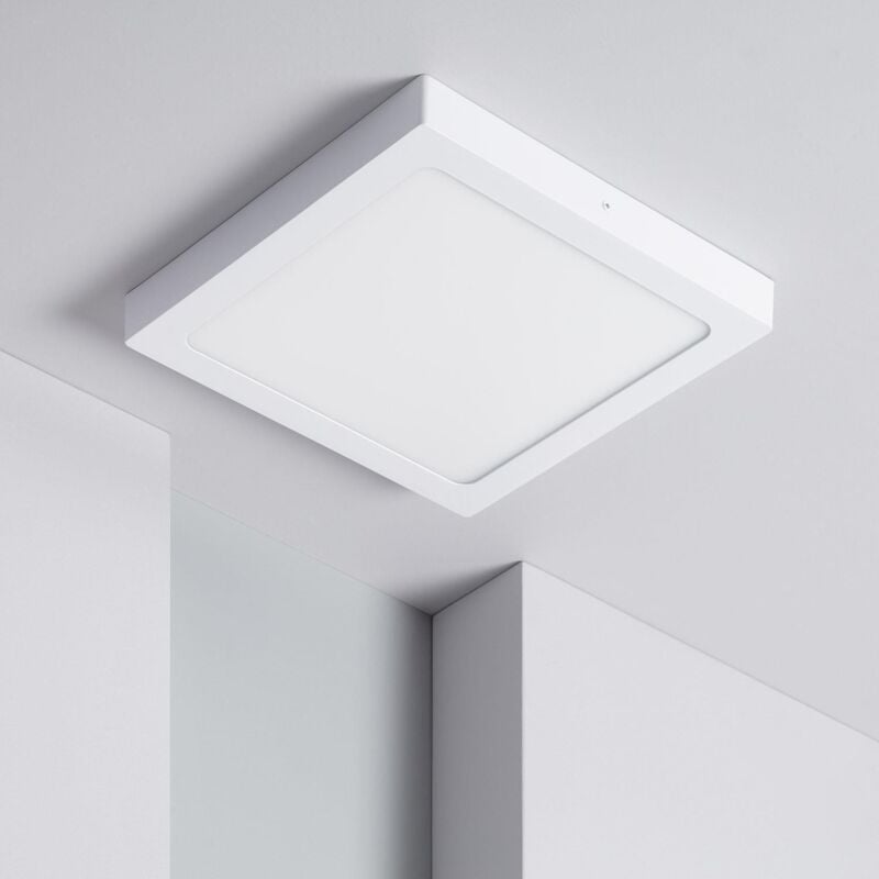 foto del prodotto plafoniera led quadrata 24w 300x300 mm bianco caldo 3000k