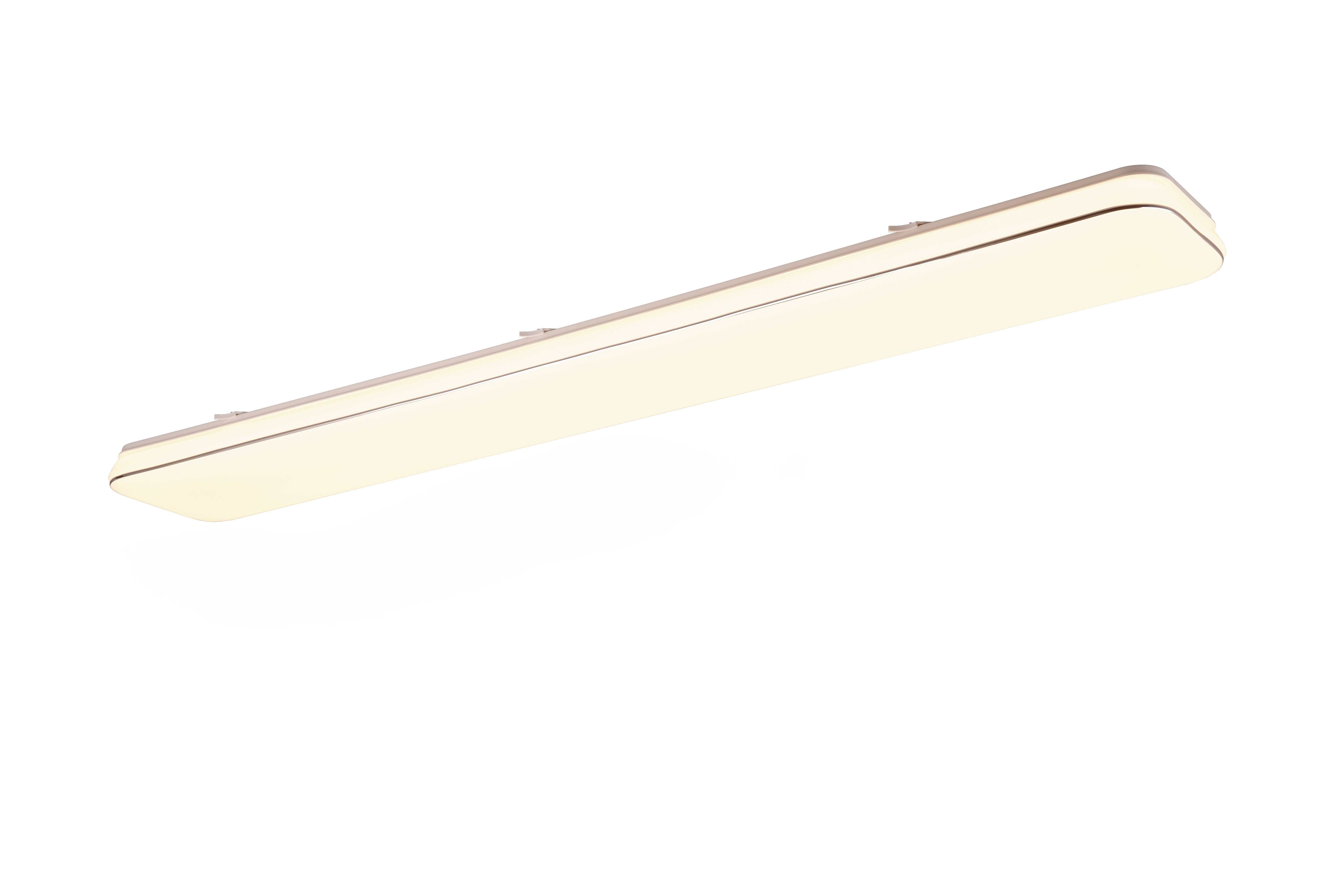 foto del prodotto plafoniera led rettangolare torquay bianco 120x17 cm