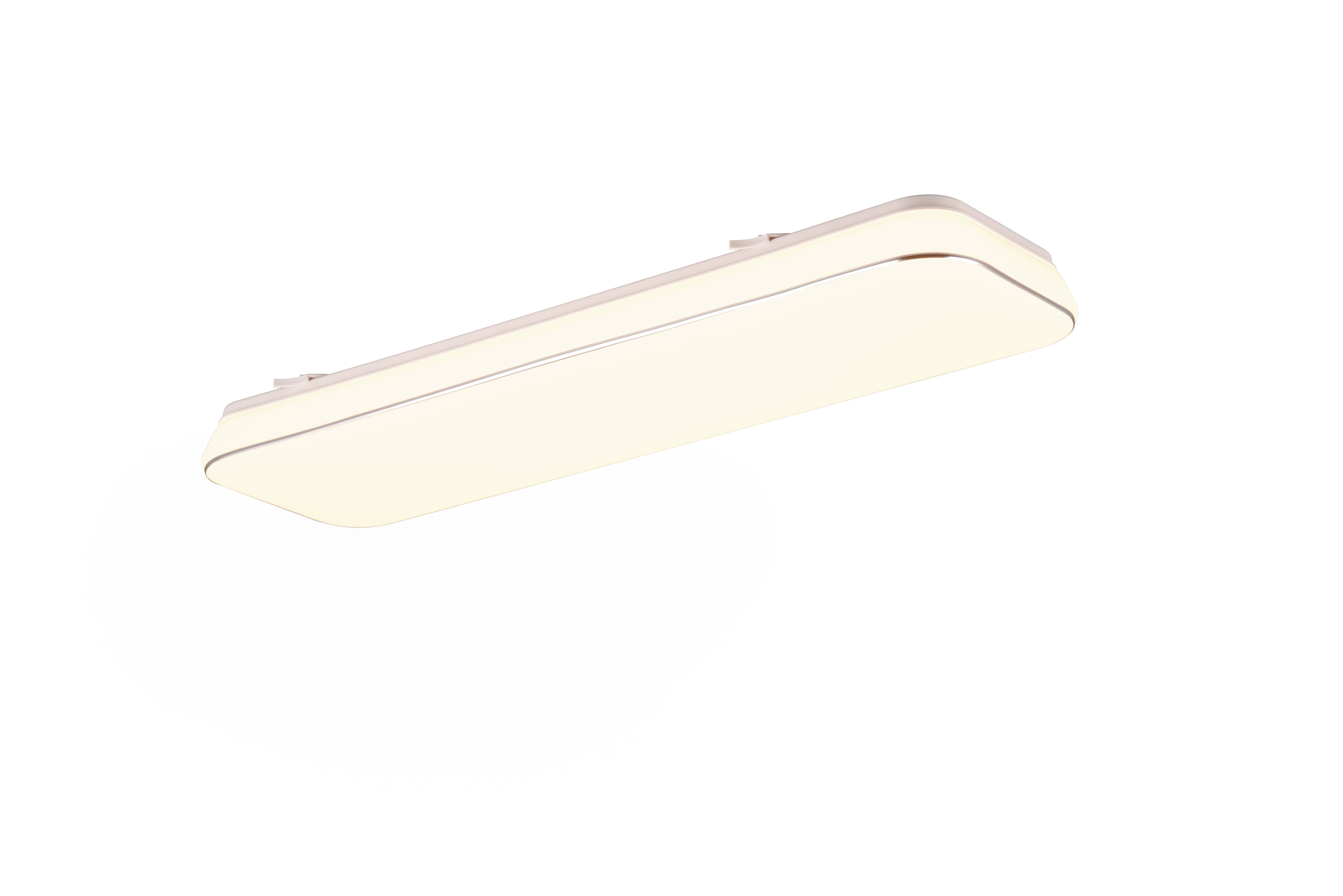 foto del prodotto plafoniera led rettangolare torquay bianco 60x17 cm