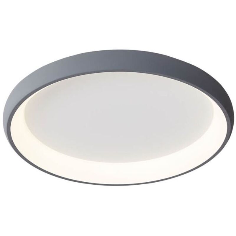 foto del prodotto plafoniera led rotonda simola 46w 4000k grigio