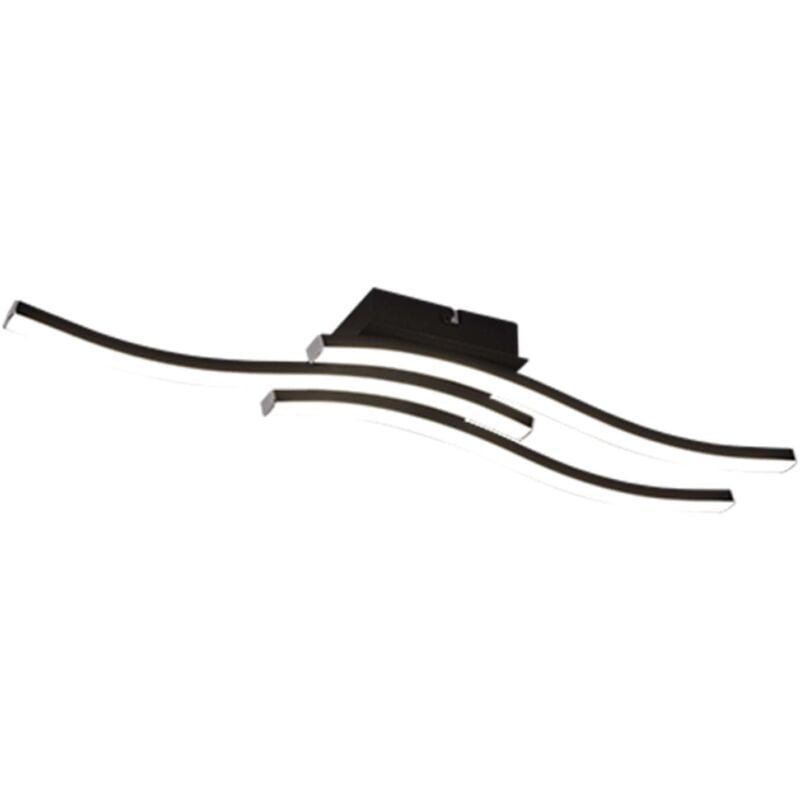 foto del prodotto plafoniera led route antracite 3 luci per 5w 4000k