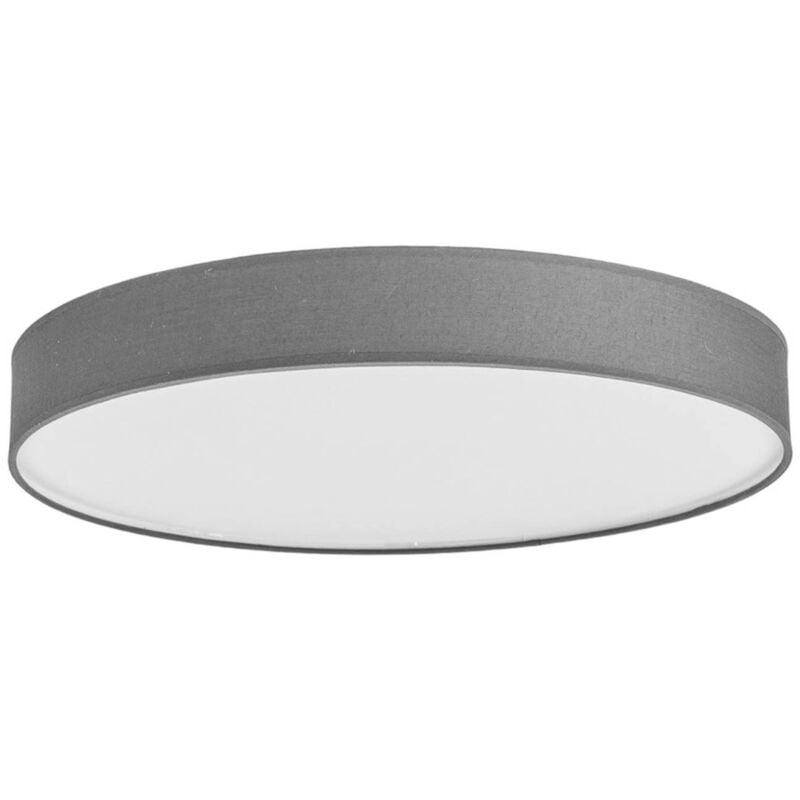 foto del prodotto plafoniera led saira di lindby, 50 cm, grigio, tessuto