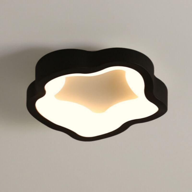 foto del prodotto plafoniera led soffitto 14w lampada da soffitto moderna illuminazione da ufficio metallo bianco luce bianco caldo
