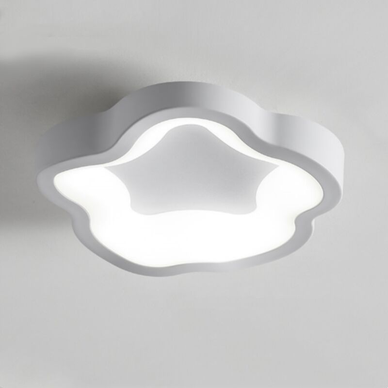 foto del prodotto plafoniera led soffitto 14w lampada da soffitto moderna illuminazione da ufficio metallo bianco luce bianco fredda