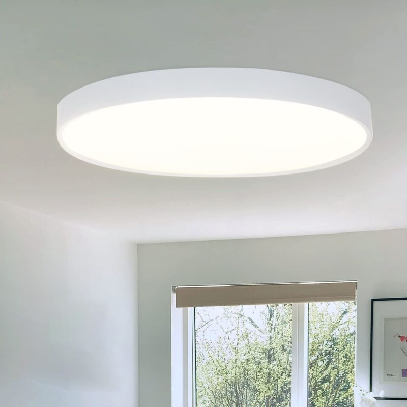 foto del prodotto plafoniera led soffitto ultrapiatta 28mm, piastra led 17w integrata, 4000k moderna plafoniera a led ip44 impermeabile, per cucina, corridoio, scala,