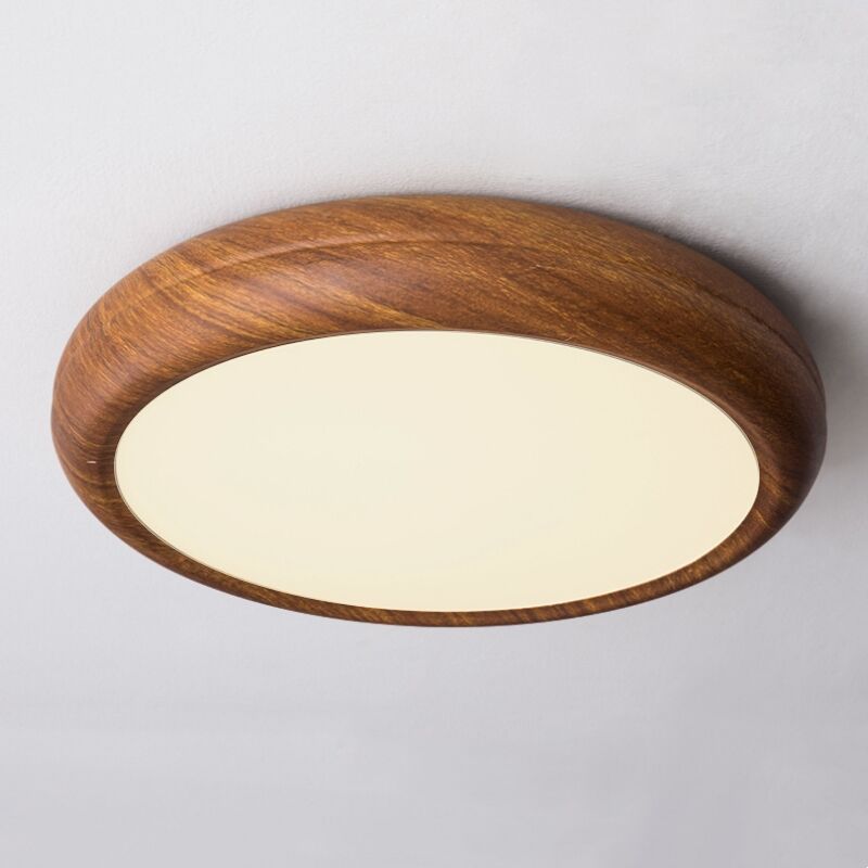 foto del prodotto plafoniera led soffitto vintage lampada da soffitto metallo pvc illuminazione da ufficio rotondo 18w luce bianco caldo 1 pezzo