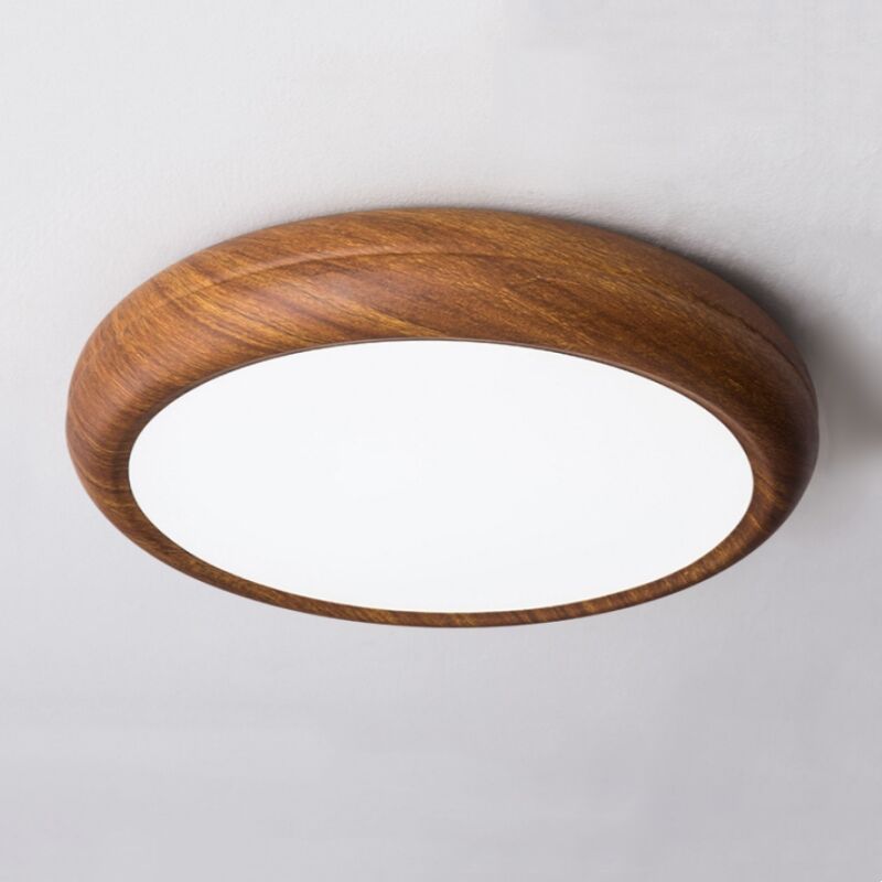 foto del prodotto plafoniera led soffitto vintage lampada da soffitto metallo pvc illuminazione da ufficio rotondo 18w luce bianco fredda 1 pezzo