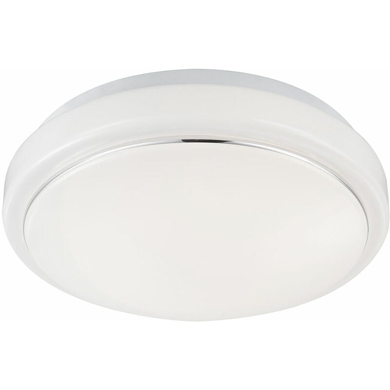 foto del prodotto plafoniera led soggiorno plafoniera plafoniera moderna, alluminio bianco, 1x led 8w 550lm bianco caldo, dxh 26x8 cm