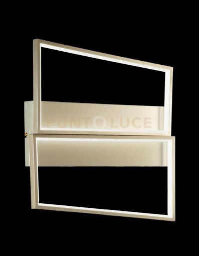 foto del prodotto plafoniera led square oro pl.square pc oro