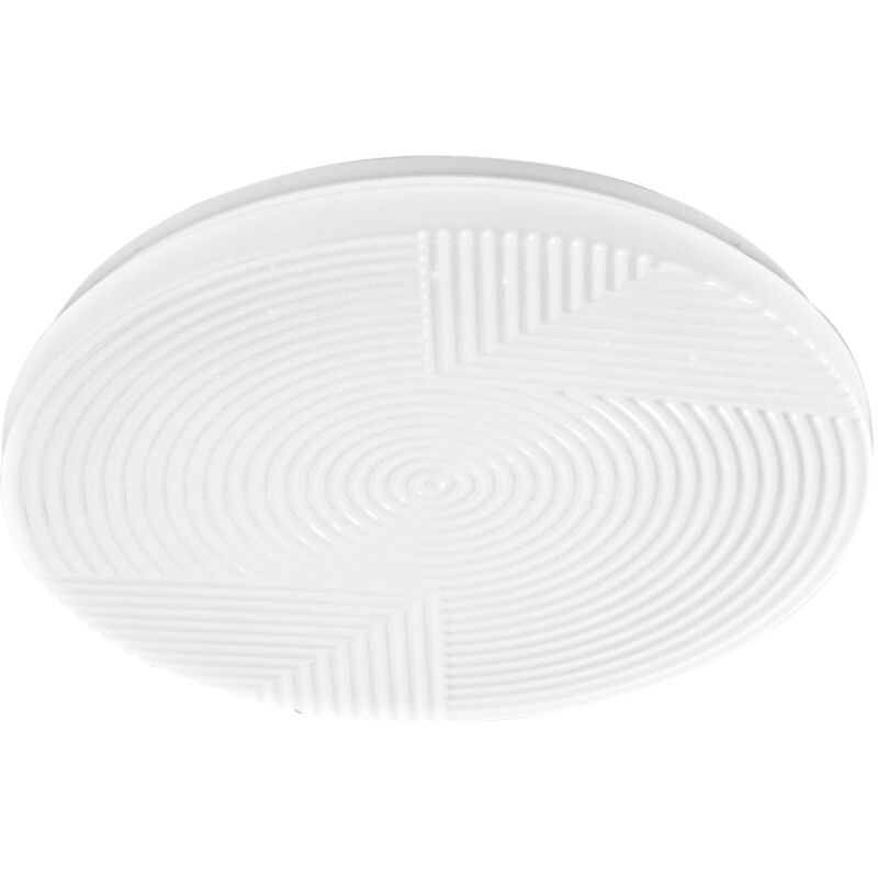 foto del prodotto plafoniera led stream 48w in acrilico bianco con funzione cct 60 cm. 