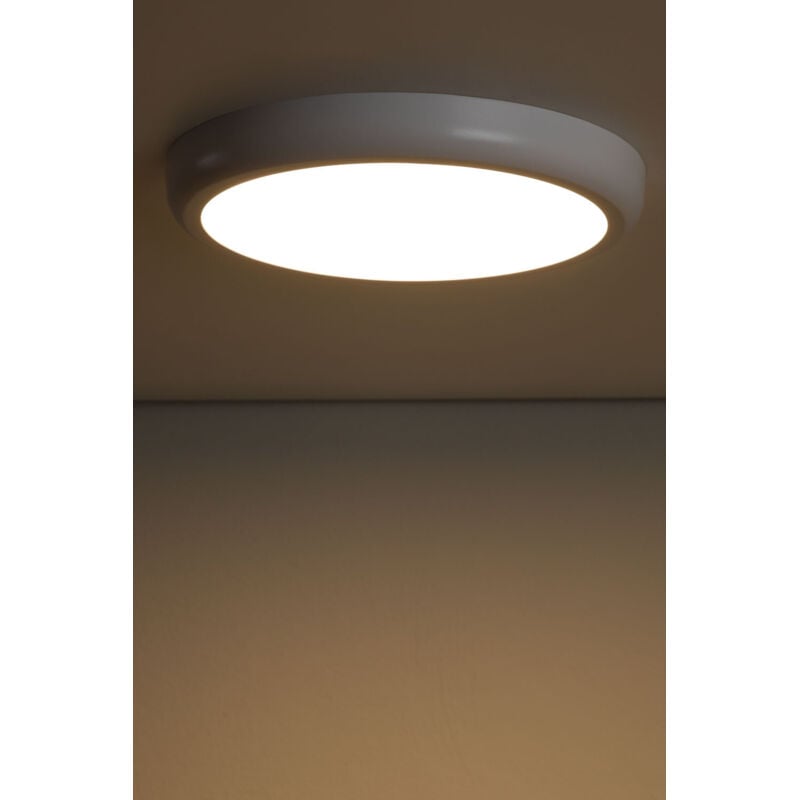 foto del prodotto plafoniera led tarik in alluminio 30 cm sklum