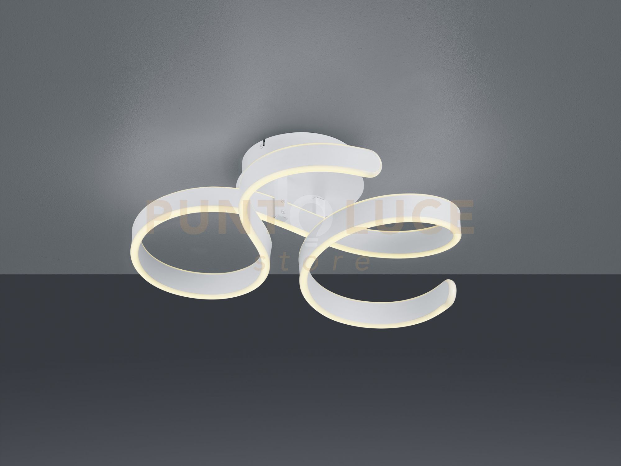 foto del prodotto plafoniera led vortici francis con regolazione intensit 671310131 bianco