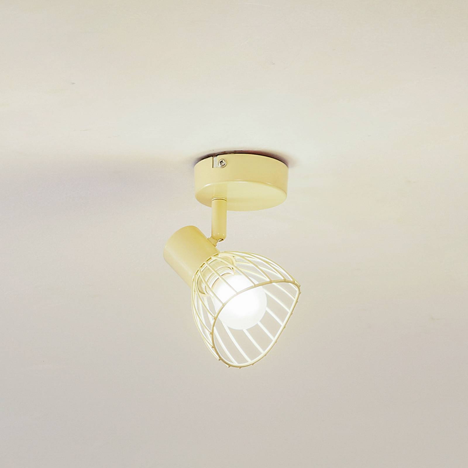 foto del prodotto plafoniera lindby piena, beige, 1 luce, metallo, 93,cm