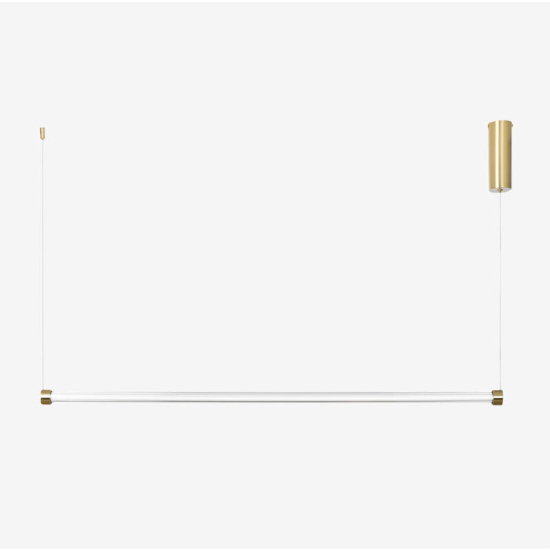 foto del prodotto plafoniera lineare a led in metallo 120 cm cornelia sklum