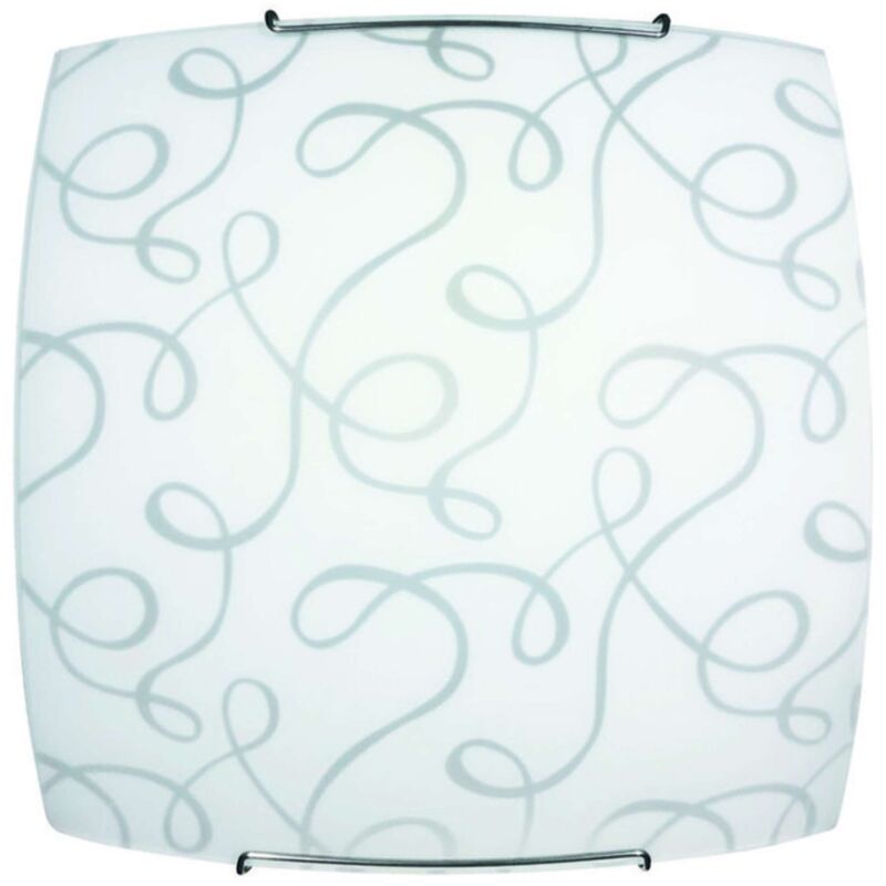 foto del prodotto plafoniera marilena 30x30 cm bianco 4 pezzi