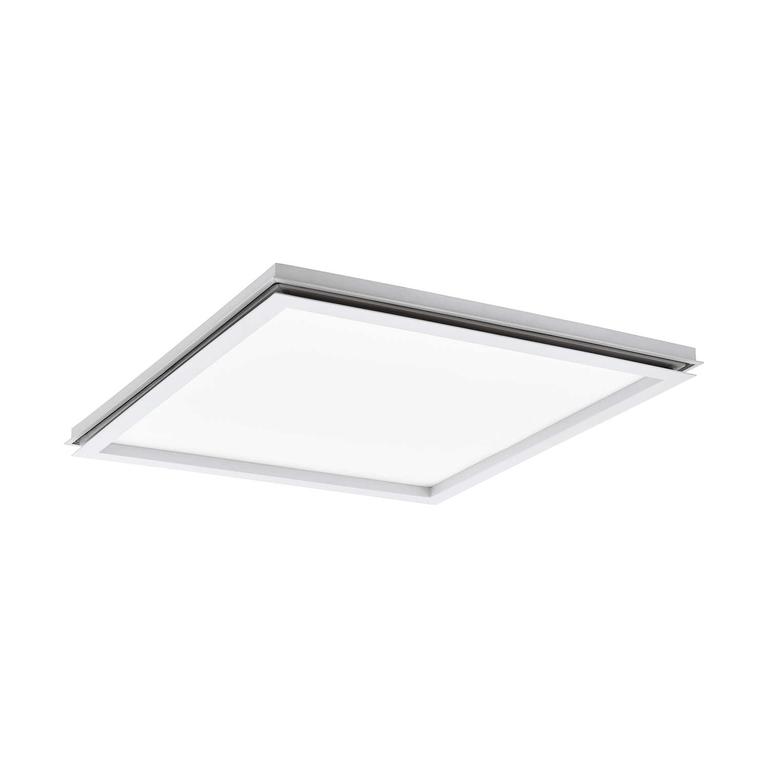 foto del prodotto plafoniera minimal lazaras alluminio bianco luce led integrato 22w ip20