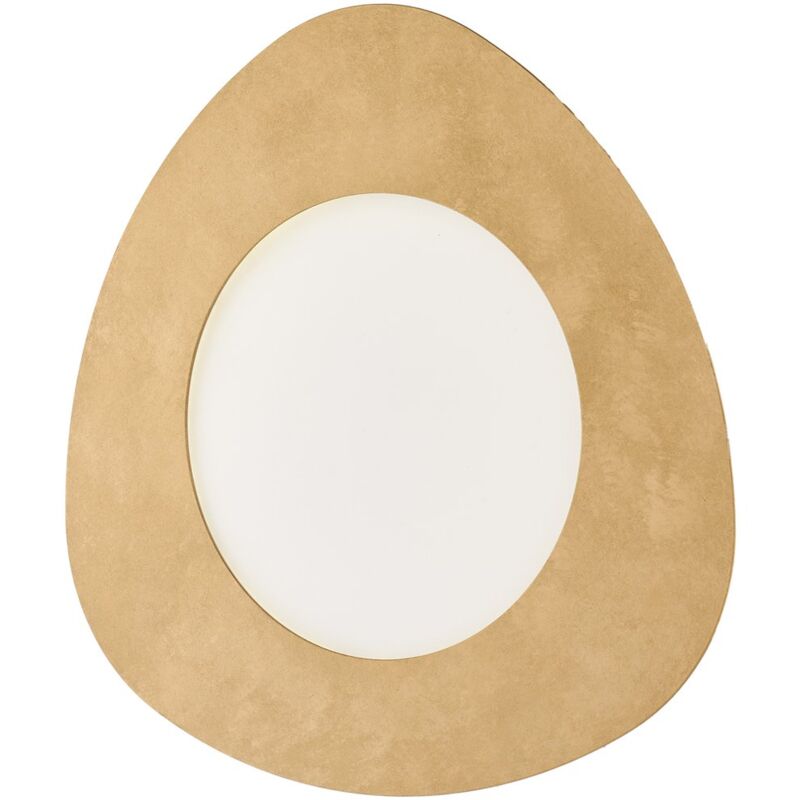 foto del prodotto plafoniera moderna clara led integrato 4000k in ferro oro