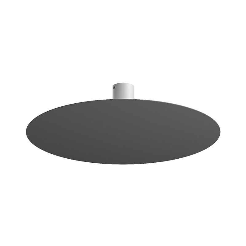 foto del prodotto plafoniera moderna disk metallo antracite 7 luci gx53
