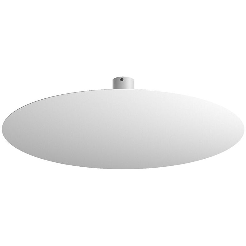 foto del prodotto plafoniera moderna disk metallo bianco 9 luci gx53