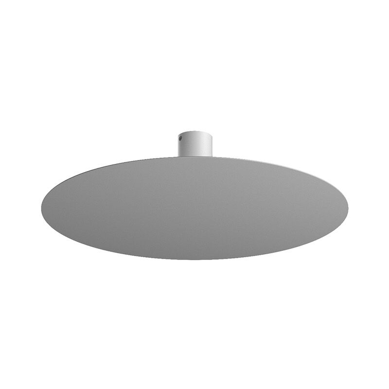 foto del prodotto plafoniera moderna disk metallo grigio 7 luci gx53