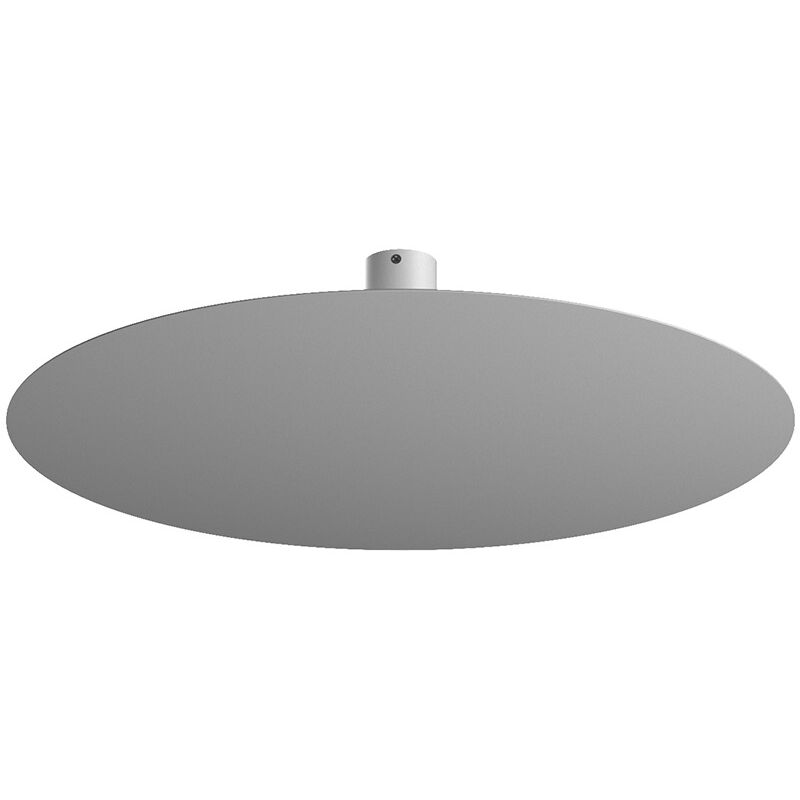 foto del prodotto plafoniera moderna disk metallo grigio 9 luci gx53
