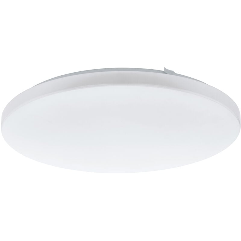 foto del prodotto plafoniera moderna frania acciaio bianco 6 luci led 5,5w