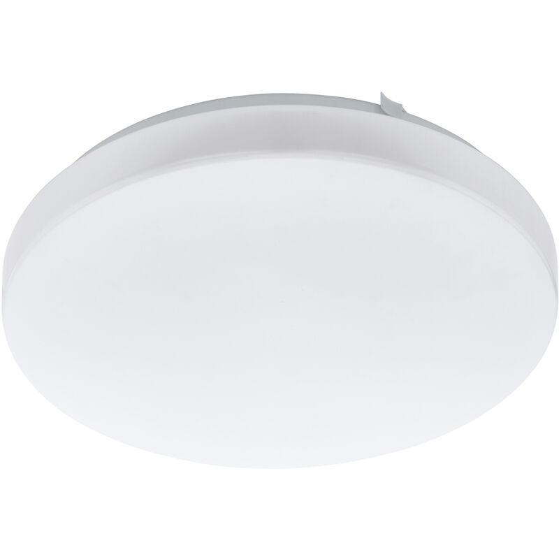 foto del prodotto plafoniera moderna frania acciaio bianco led integrato 10w