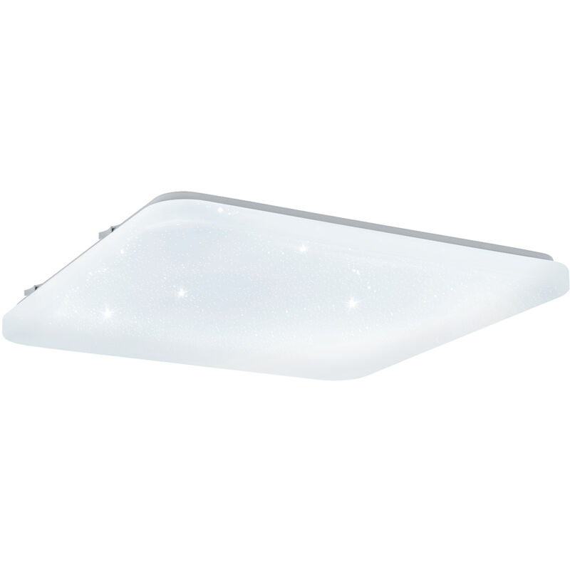 foto del prodotto plafoniera moderna frania s acciaio bianco 6 luci led 5,5w