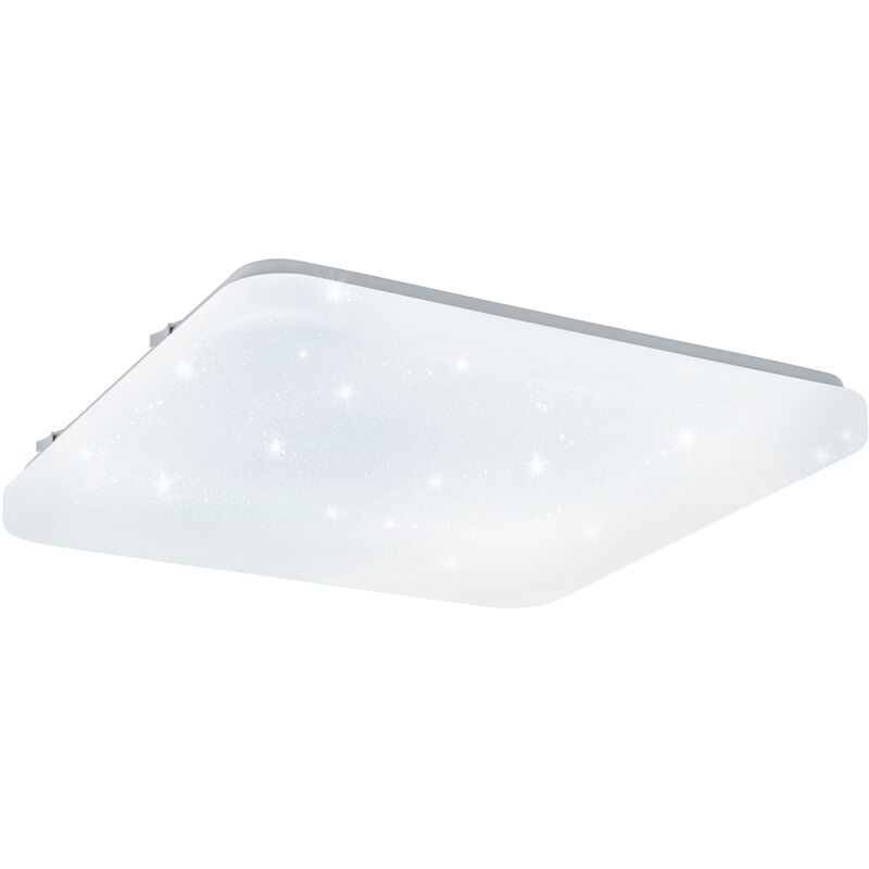 foto del prodotto plafoniera moderna frania s acciaio bianco led integrato 14,6w