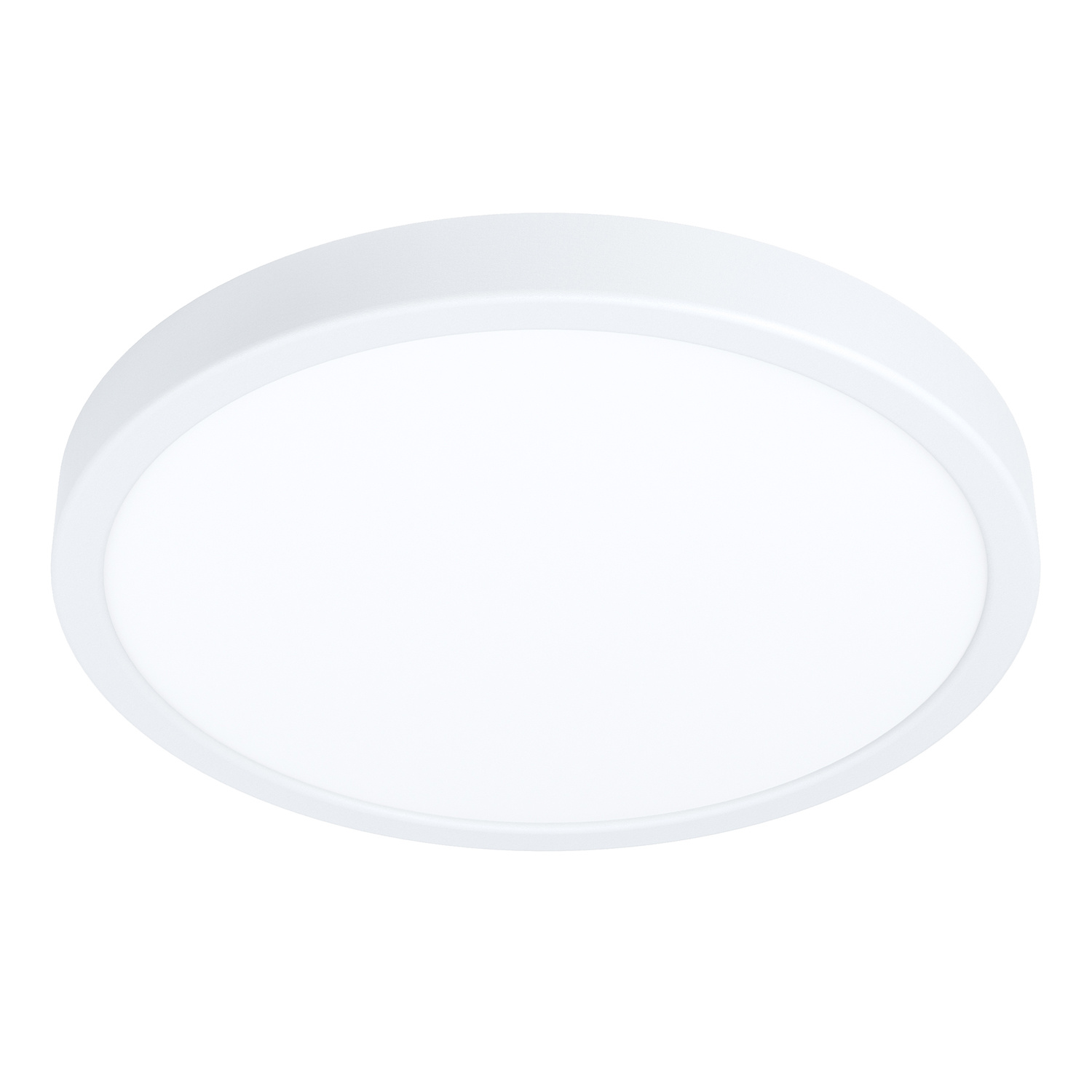 foto del prodotto plafoniera moderna fueva 5 acciaio bianco led integrato 20,5w 3000k ip44