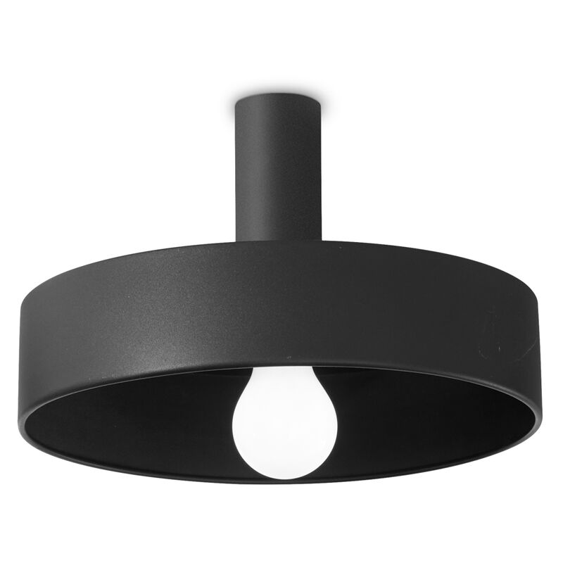 foto del prodotto plafoniera moderna mix up metallo nero 1 luce e27