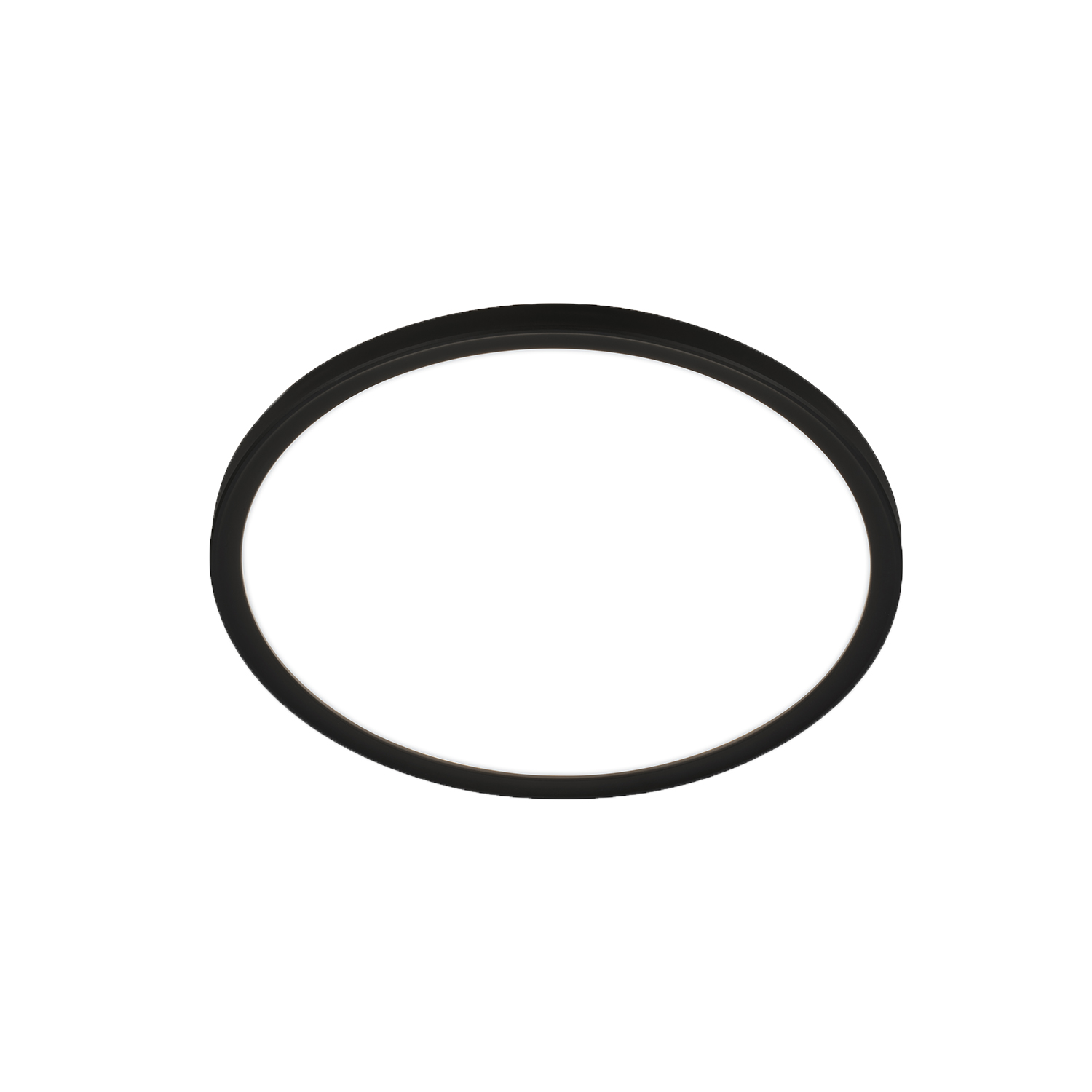 foto del prodotto plafoniera moderna pulap plastica nero led integrato 18w 4000k