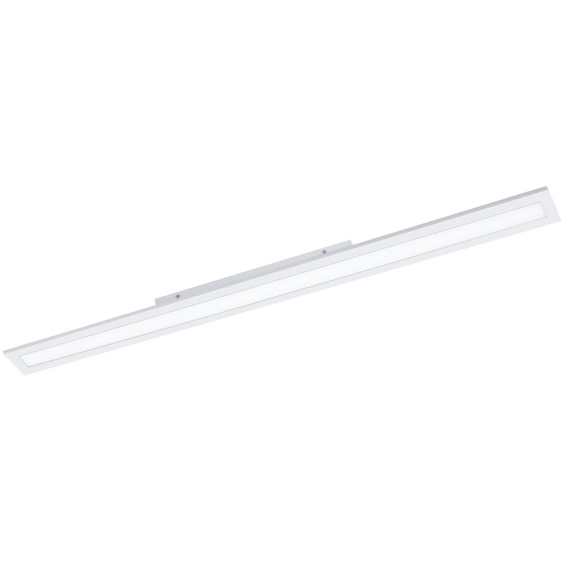 foto del prodotto plafoniera moderna salobrena z alluminio bianco luce led integrato 33,5w