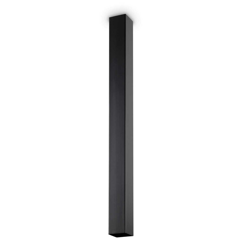foto del prodotto plafoniera moderna sky metallo nero 1 luce gu10 7w 3000k luce calda h75cm