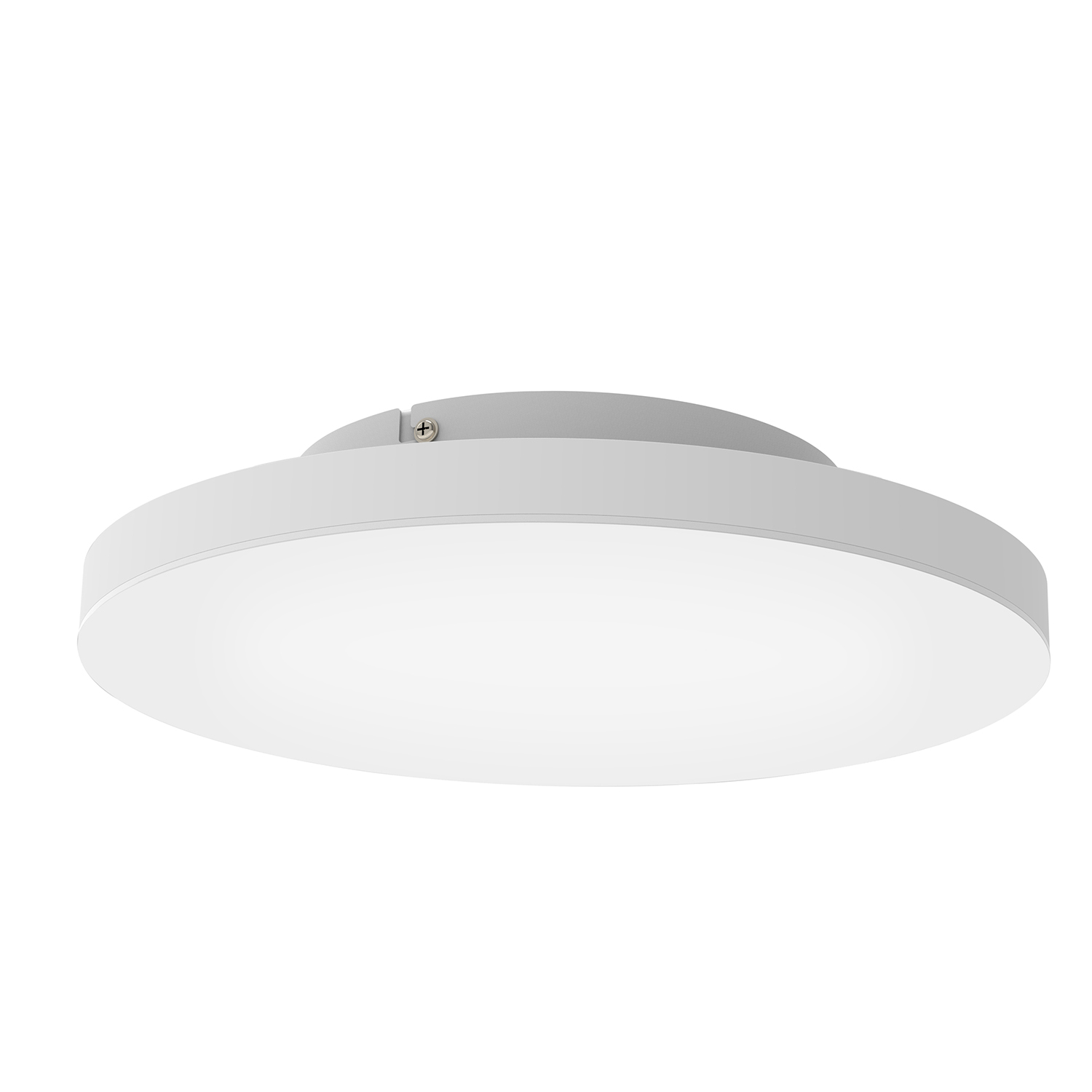 foto del prodotto plafoniera moderna turcona-z acciaio bianco luce led integrato 22,4w