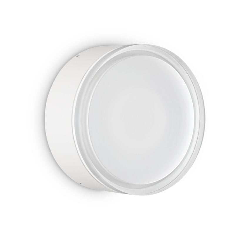 foto del prodotto plafoniera moderna urano alluminio materie plastiche bianco 1 luce gx53 big