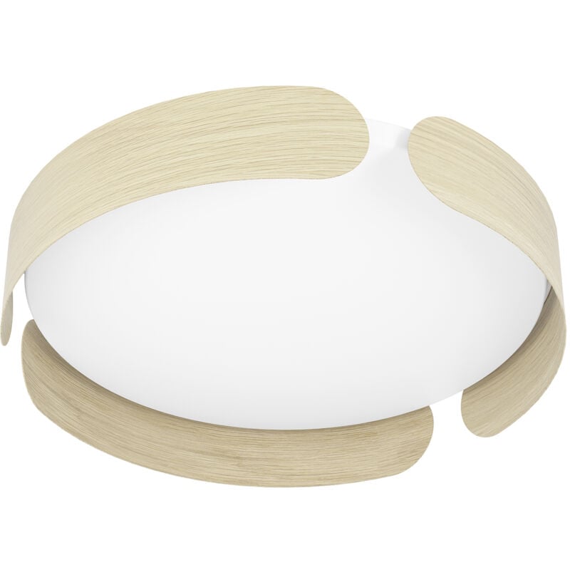 foto del prodotto plafoniera moderna valcasotto acciaio marrone luce led integrato 20w