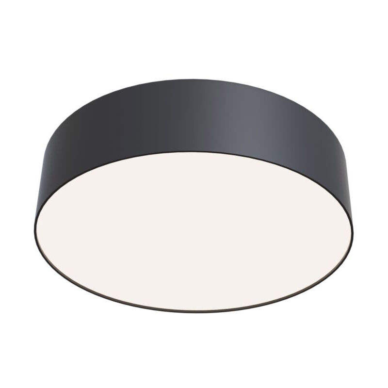 foto del prodotto plafoniera moderna zon alluminio nero 26w