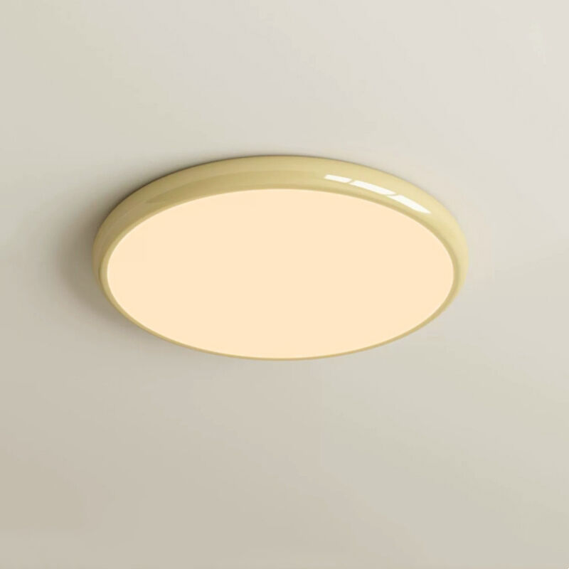 foto del prodotto plafoniera moderno a led lampada da soffitto rotonda art d eco illuminazione soffitto interna 30cm 18w luce bianco caldo