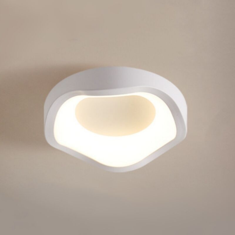 foto del prodotto plafoniera moderno led lampada da soffitto art d eco illuminazione da ufficio bianco semplice 10w luce bianco caldo