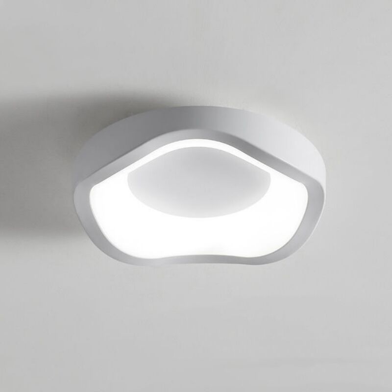 foto del prodotto plafoniera moderno led lampada da soffitto art d eco illuminazione da ufficio bianco semplice 10w luce bianco fredda