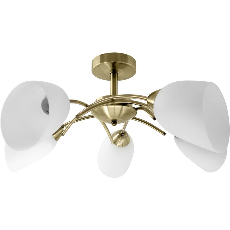foto del prodotto plafoniera nikita 5p e37 5x40w patine activejet
