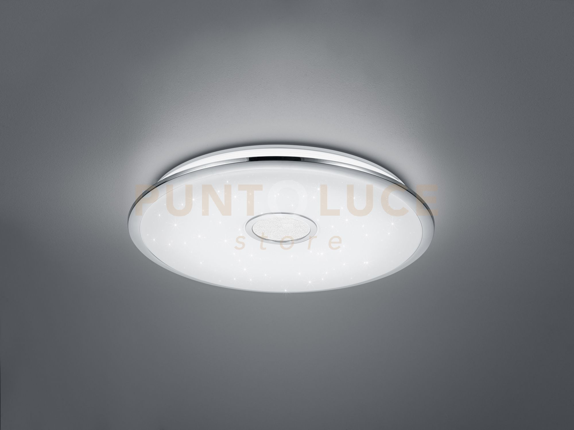 foto del prodotto plafoniera okinawa led rotondo 679110006 effetto cielo stellato