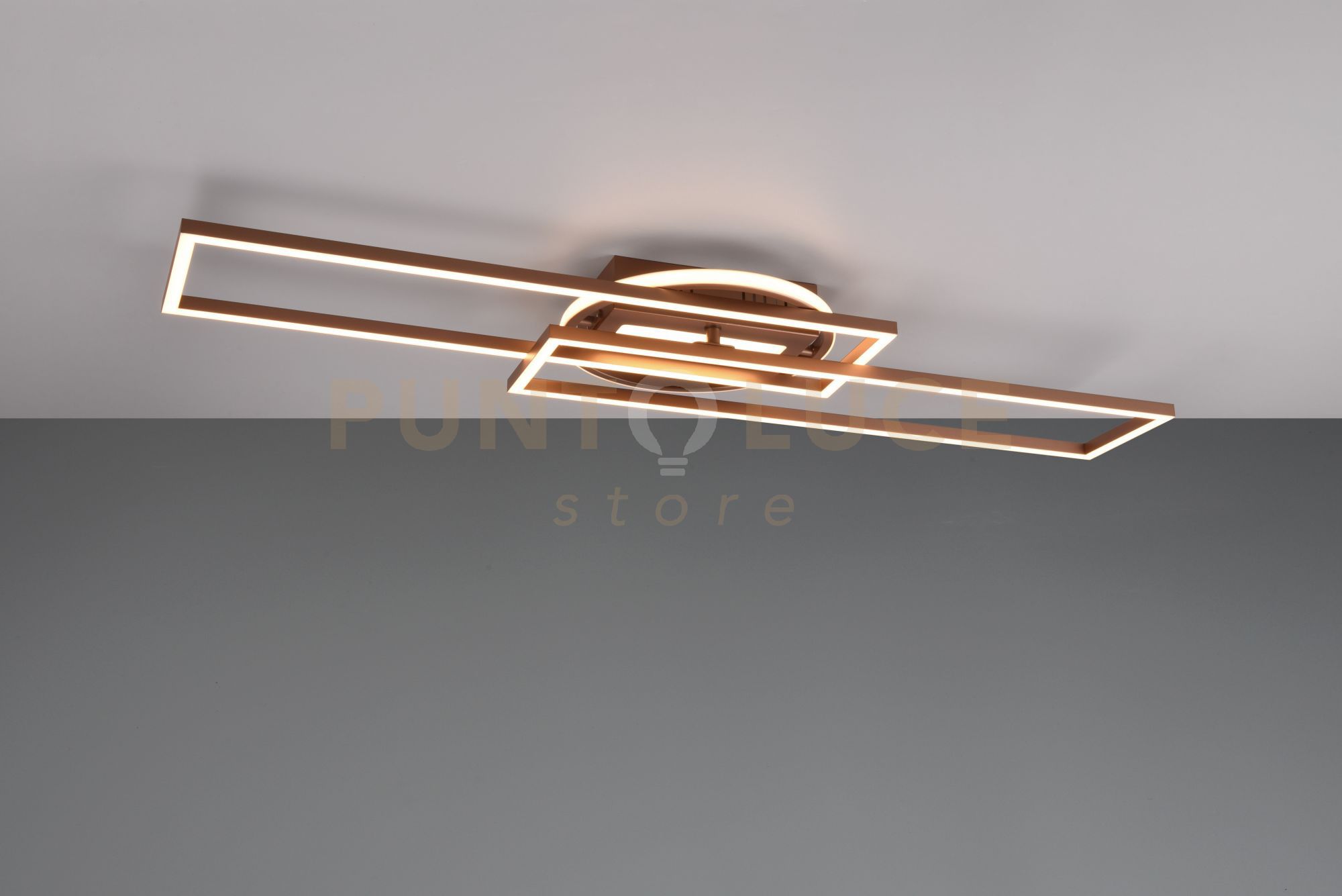 foto del prodotto plafoniera orientabile led colonia coffee